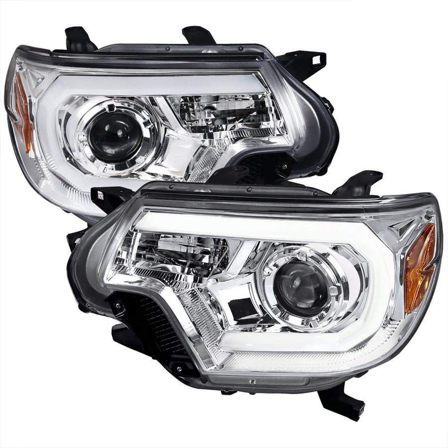 Spec-D 12-15 Toyota Tacoma Projector Headlights Chrome
