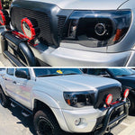 Spec-D 05-11 Toyota Tacoma Halo Projector Headlights Black/Clear