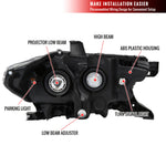 Spec-D 16-23 Tacoma retrofit Projector Headlights Chrome