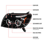 Spec-D 03-05 Toyota 4Runner Projector Headlights Black