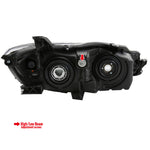 Spec-D 15-17 Toyota Camry Headlights Projector Gunmetal Clear Amber