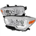 Spec-D 16-23 Toyota Tacoma Projector Headlights LED Chrome
