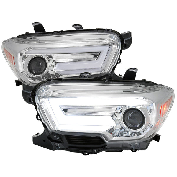 Spec-D 16-23 Toyota Tacoma Sequoial LED Headlights Chrome