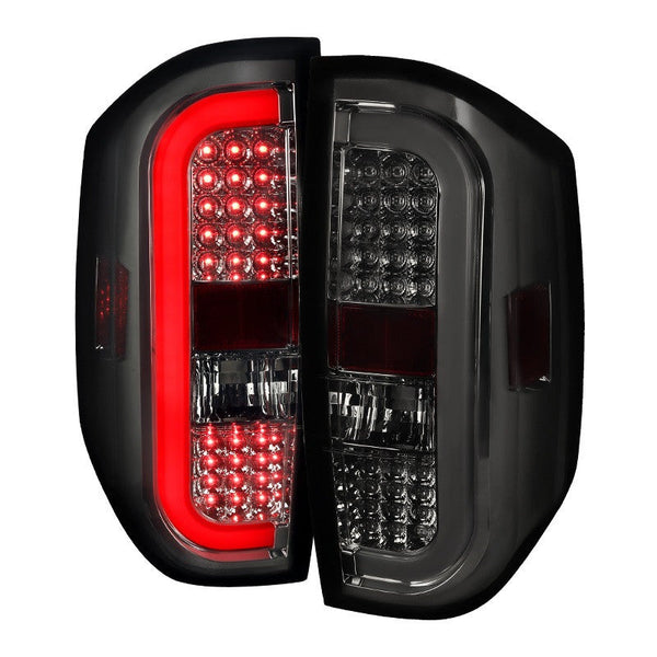 Spec-D 14-18 Toyota Tundra LED SEQ Tail Lights Smoked