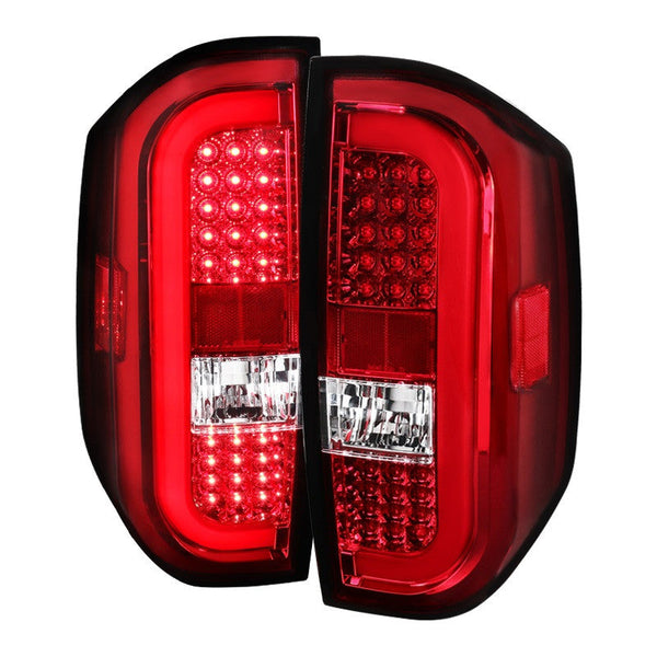 Spec-D 14-21 Toyota Tundra Tail Lights Sequential Chrome/Red/Clear
