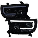 Spec-D 07-13 Tundra 08-17 Sequoia Projector Headlights Black/Smoked