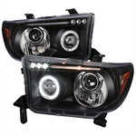 Spec-D 07-13 Tundra 8-17 Sequoia Projector Headlights Black