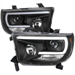 Spec-D 07-13 Tundra 08-17 Sequoia Projector Headlights Black/Clear