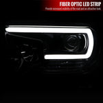 Spec-D 07-13 Tundra/08-17 Sequoia Headlights LED C-Bar Black