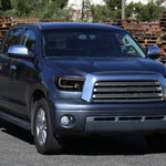 Spec-D 07-13 Tundra/08-17 Sequoia Headlights LED C-Bar Black