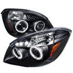 Spec-D 07-09 Pontiac G5 Halo Projector Headlights Black