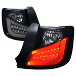 Spec-D 2011-13 Scion Tc LED Bar Black Tail Lights Smoked Lens