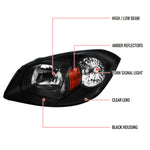 Spec-D 05-10 Chevy Cobalt G5 Pursuit Euro Headlights Black