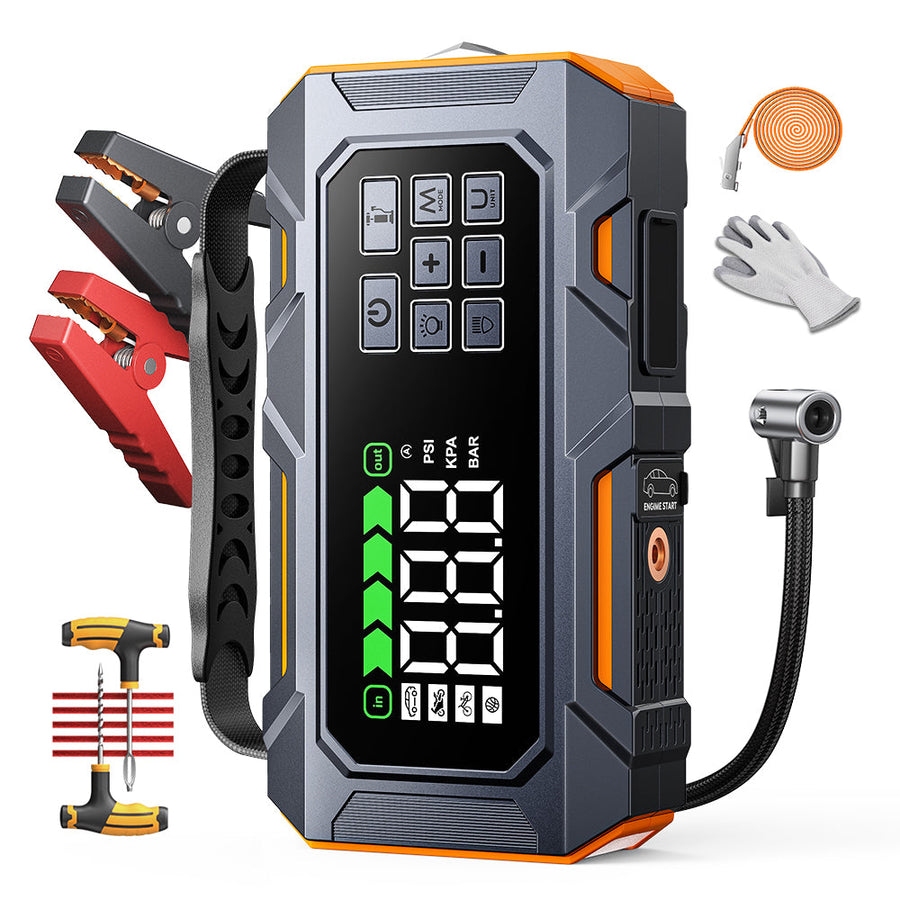 【New Arrivals】Buture Beta09 Jump Starter with Air Compressor丨8000A Powerful Start, 16-in-1 Roadside Kit