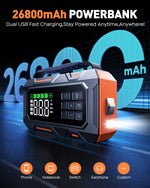 【New Arrivals】Buture Beta09 Jump Starter with Air Compressor丨8000A Powerful Start, 16-in-1 Roadside Kit