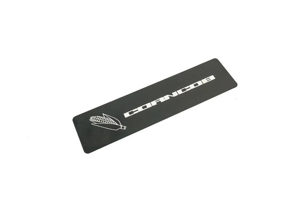CORNCOB Logo Emblem for Weathertech All Weather Floor Mats (Metal Etched) - Universal