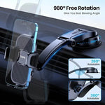 TOPK D38C Car Phone Holder – Adjustable Dashboard Mount