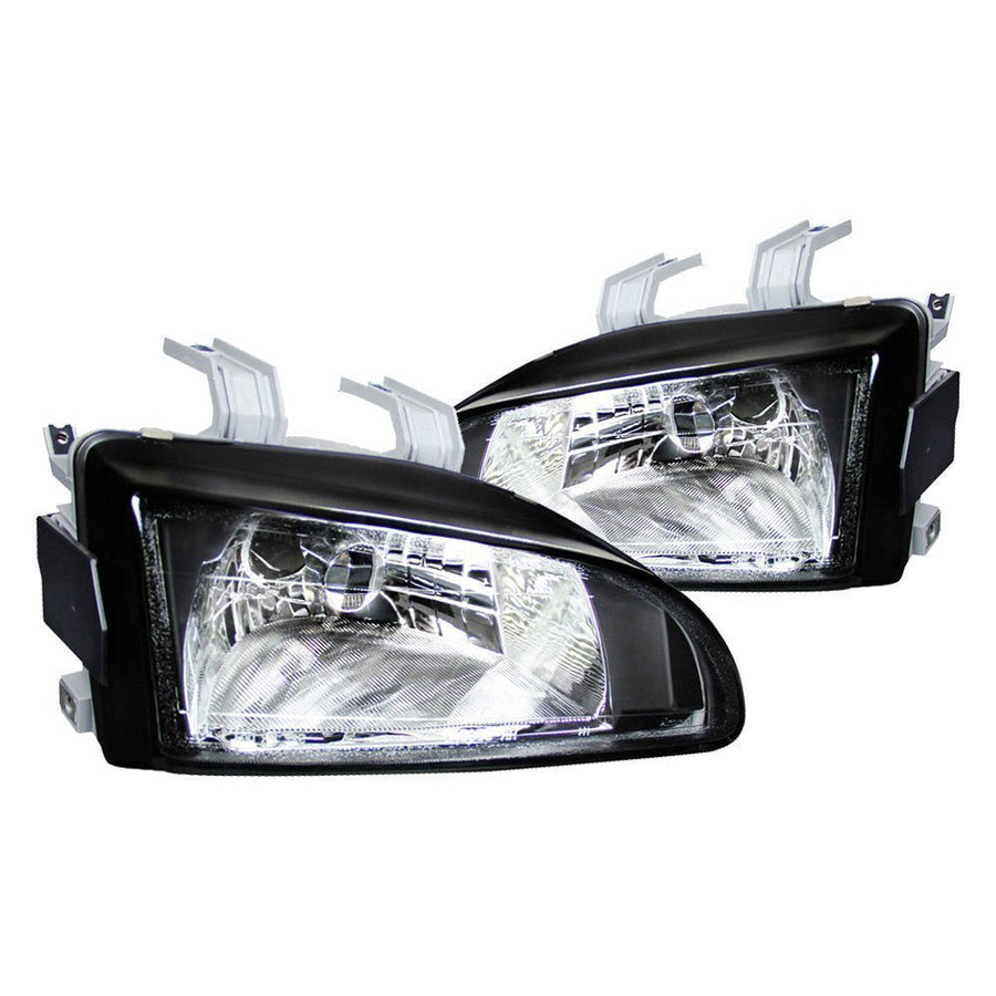 Spec-D 92-95 Honda Civic Headlights OEM Style Matte Black