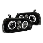 Spec-D 93-98 VW Golf Cabrio Halo Projector Headlights Black