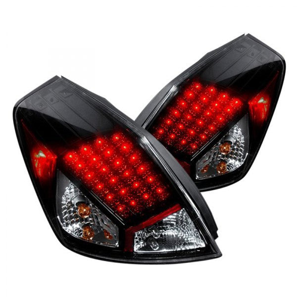 Spec-D 07-09 Nissan Altima LED Tail Lights Black 2Dr