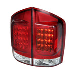 Spec-D 05-15 Nissan Armada LED Tail Lights Chrome/Red