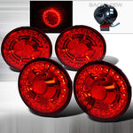 Spec-D 05-13 Chevy Corvette LED Tail Lights Red
