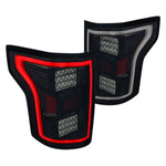 Spec-D 15-17 Ford F-150 LED Tail Lights Glossy Black/Smoked