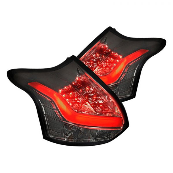 Spec-D 12-14 Ford Focus 5 Door LED Tail Lights Smoked