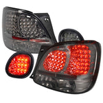 Spec-D 98-05 Lexus GS300/400/430 Tail Lights LED Chrome/Smoked
