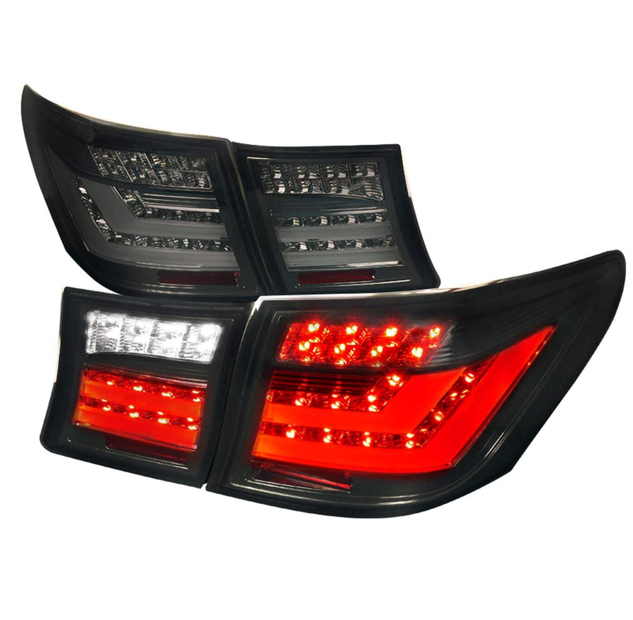 Spec-D 07-09 Lexus LS460 LED Tail & Trunk Lights Chrome/Smoked