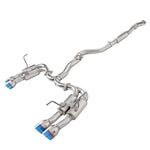 Spec-D 15-22 WRX STI 4" Quad Tip Burnt tip Catback Exhaust