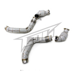 Stainless Catted Downpipe Heat Shield for BMW M5 F90 4.4T